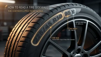 How to Read a Tire Sidewall Size Load Index & Speed Rating